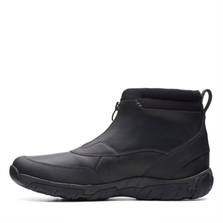 Cuero Negro Grove Zip Ii Cuero Negro Clarks