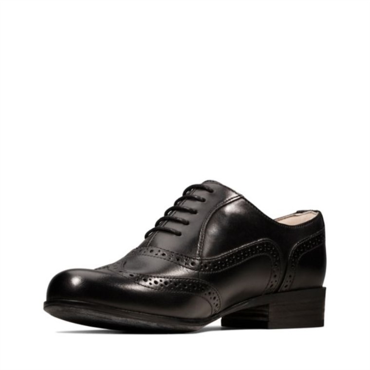 Cuero Negro Hamble Roble Cuero Negro Clarks