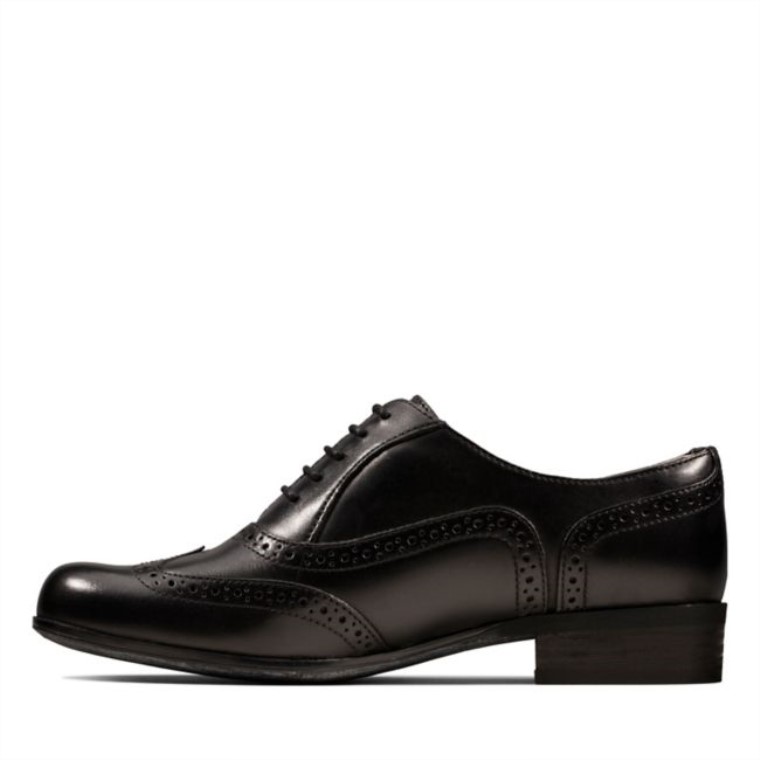 Cuero Negro Hamble Roble Cuero Negro Clarks
