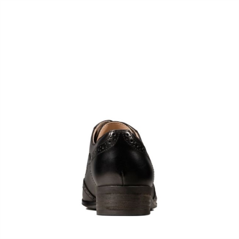 Cuero Negro Hamble Roble Cuero Negro Clarks