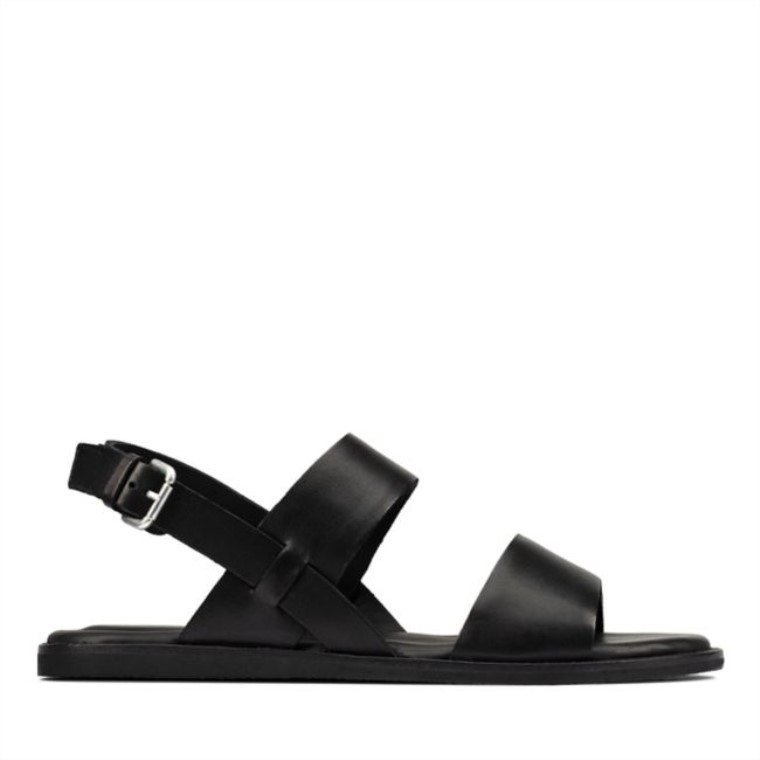 Correa Karsea De Piel Negra Clarks De Piel Negra