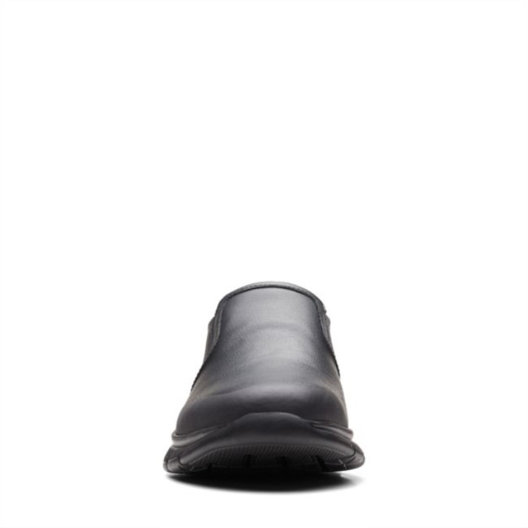 Slip Lt De Cuero Negro Clarks De Cuero Negro