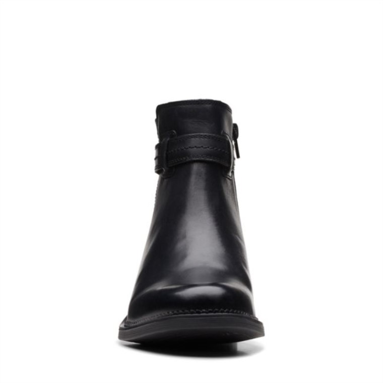 Cuero Negro Maye Facilidad Cuero Negro Clarks