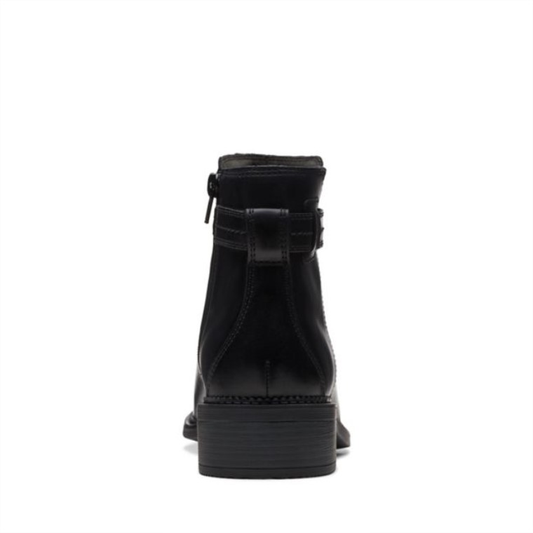 Cuero Negro Maye Facilidad Cuero Negro Clarks