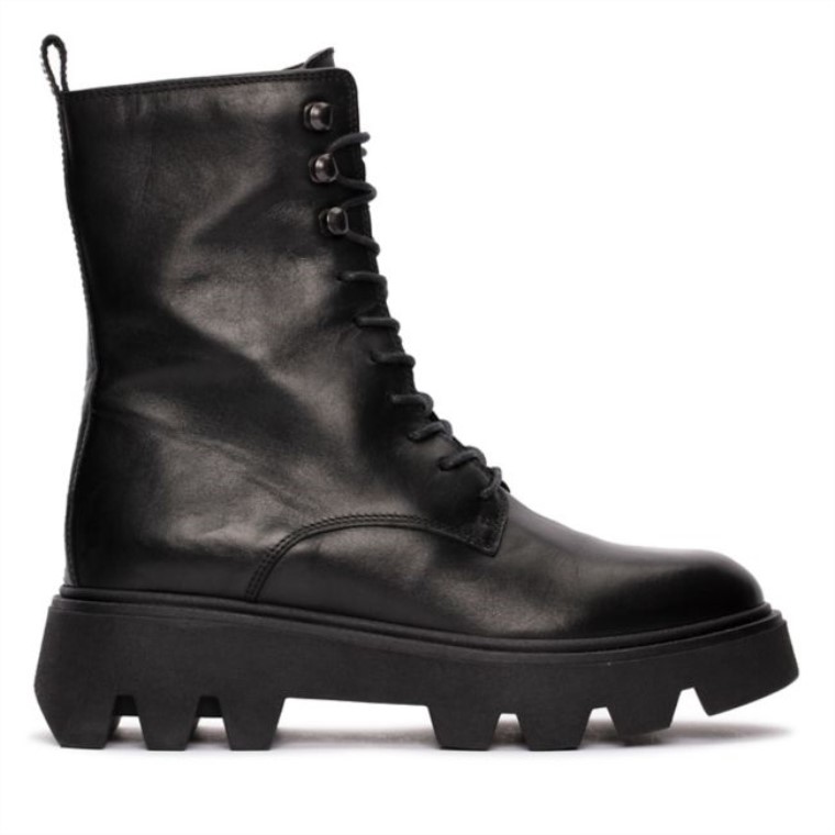 Cuero Negro Motivo 20 Cordón Cuero Negro Clarks