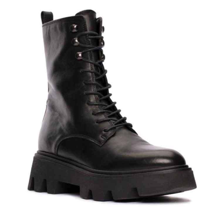 Cuero Negro Motivo 20 Cordón Cuero Negro Clarks