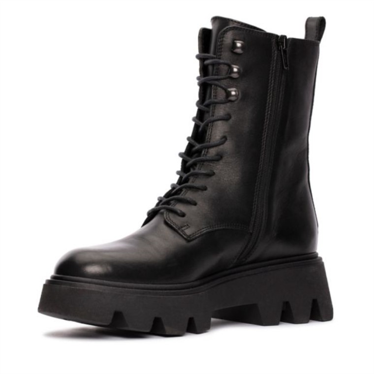 Cuero Negro Motivo 20 Cordón Cuero Negro Clarks