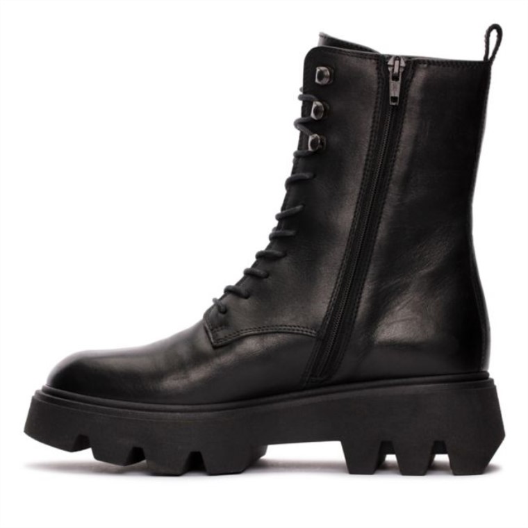 Cuero Negro Motivo 20 Cordón Cuero Negro Clarks