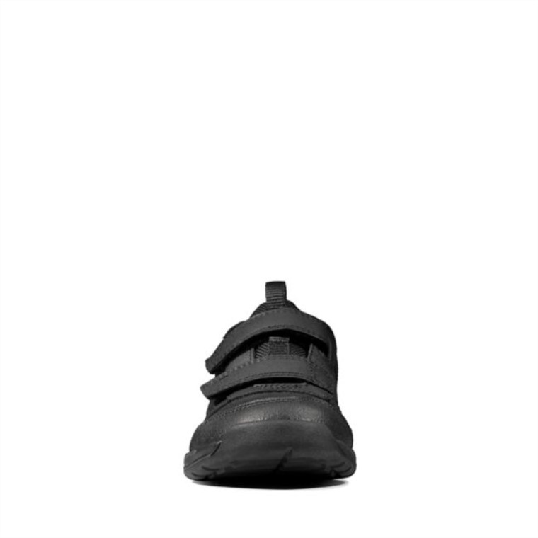 Cuero Negro Orbit Sprint Niño Cuero Negro Clarks