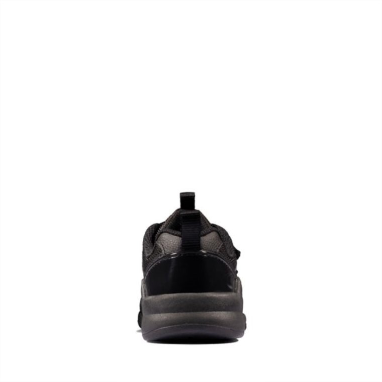 Cuero Negro Orbit Sprint Niño Cuero Negro Clarks