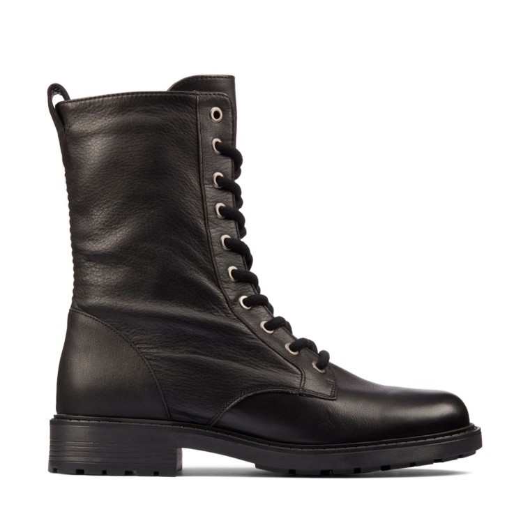 Cuero Negro Estilo Orinoco 2 Cuero Negro Clarks