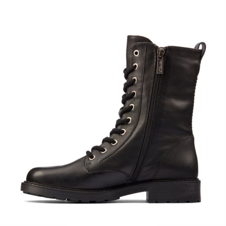 Cuero Negro Estilo Orinoco 2 Cuero Negro Clarks