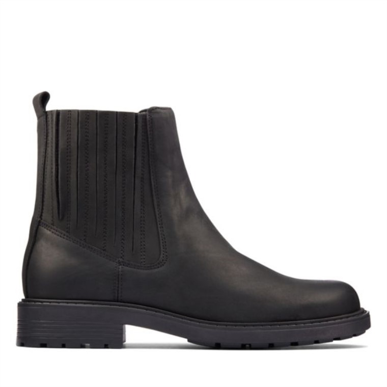 Cuero Negro Orinoco2 Mid Cuero Negro Clarks
