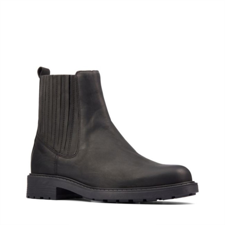 Cuero Negro Orinoco2 Mid Cuero Negro Clarks
