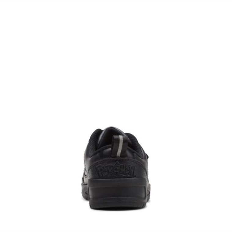 Cuero Negro Palmer Mist Niño Cuero Negro Clarks