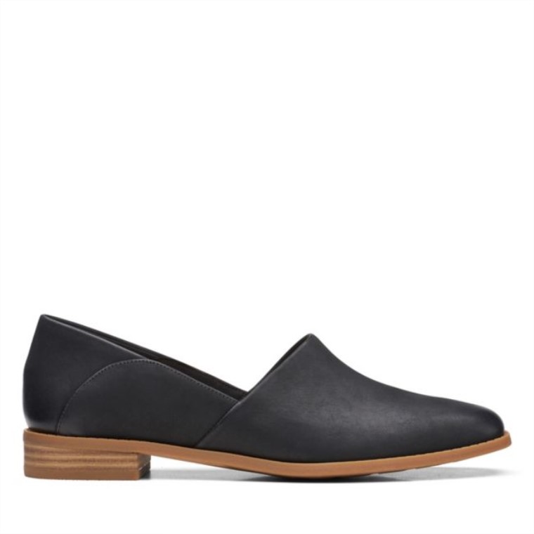 Cuero Negro Pure Belle Cuero Negro Clarks
