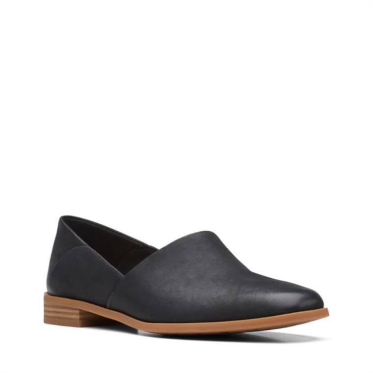 Cuero Negro Pure Belle Cuero Negro Clarks