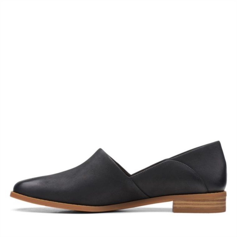 Cuero Negro Pure Belle Cuero Negro Clarks