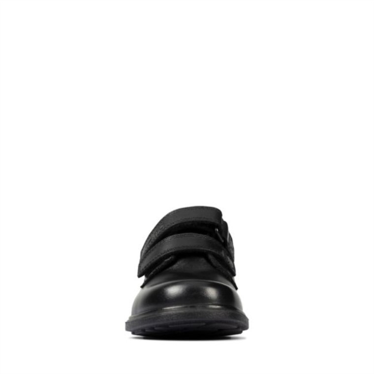 Cuero Negro Remi Pace Niño Cuero Negro Clarks