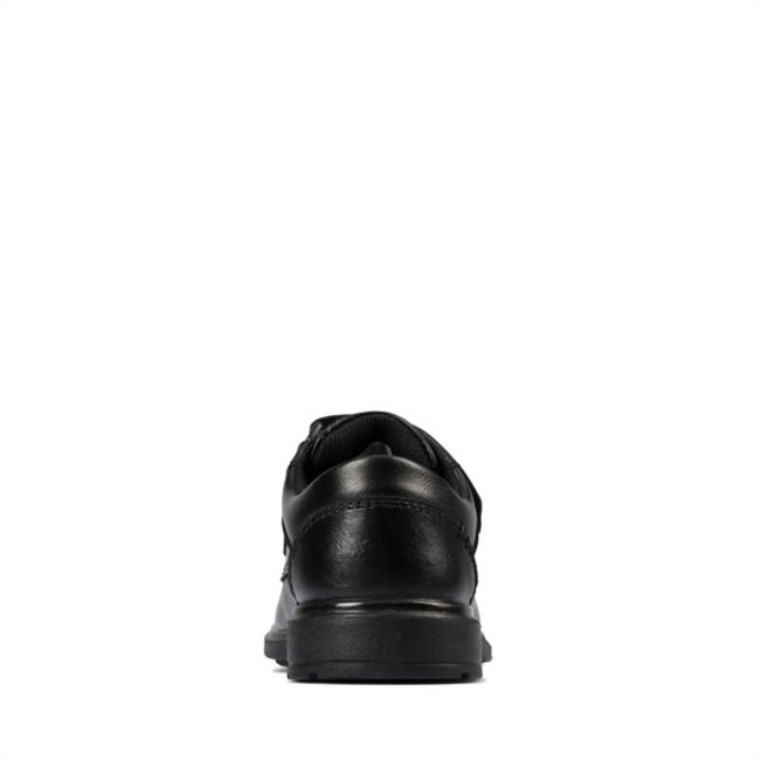 Cuero Negro Remi Pace Niño Cuero Negro Clarks