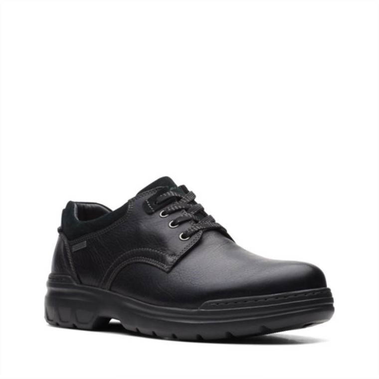 Cuero Negro Rockie2 Lo Gtx Cuero Negro Clarks
