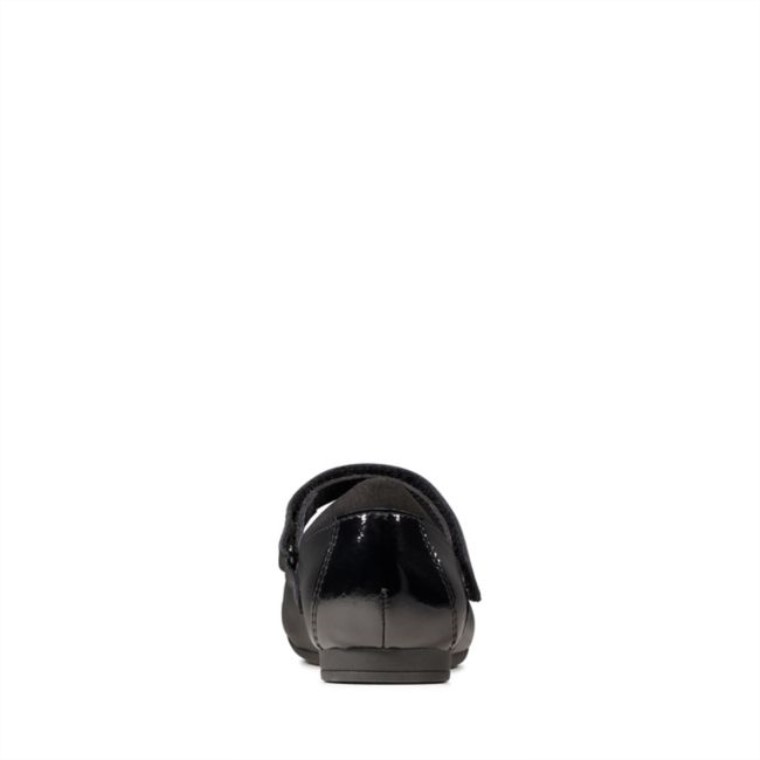 Cuero Negro Scala Gem Niño Cuero Negro Clarks