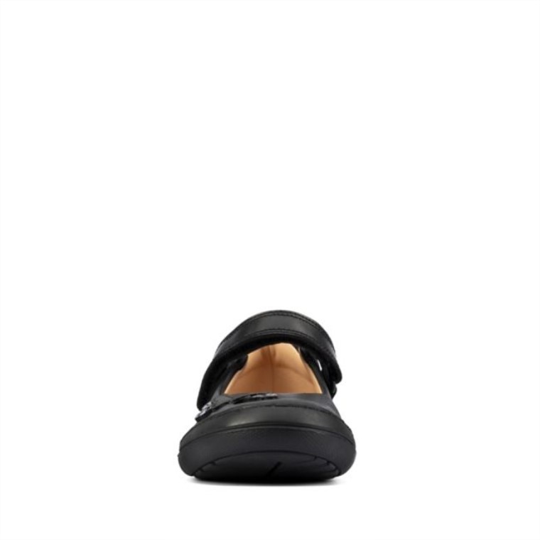 Scooter De Cuero Negro Daisy Niño Cuero Negro Clarks