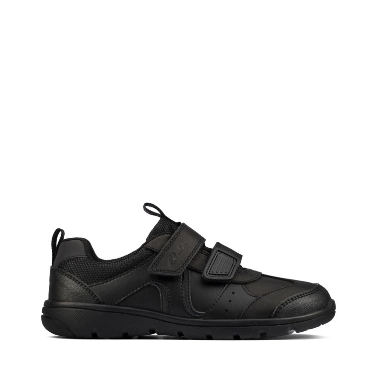 Scooter De Cuero Negro Run Kid Cuero Negro Clarks