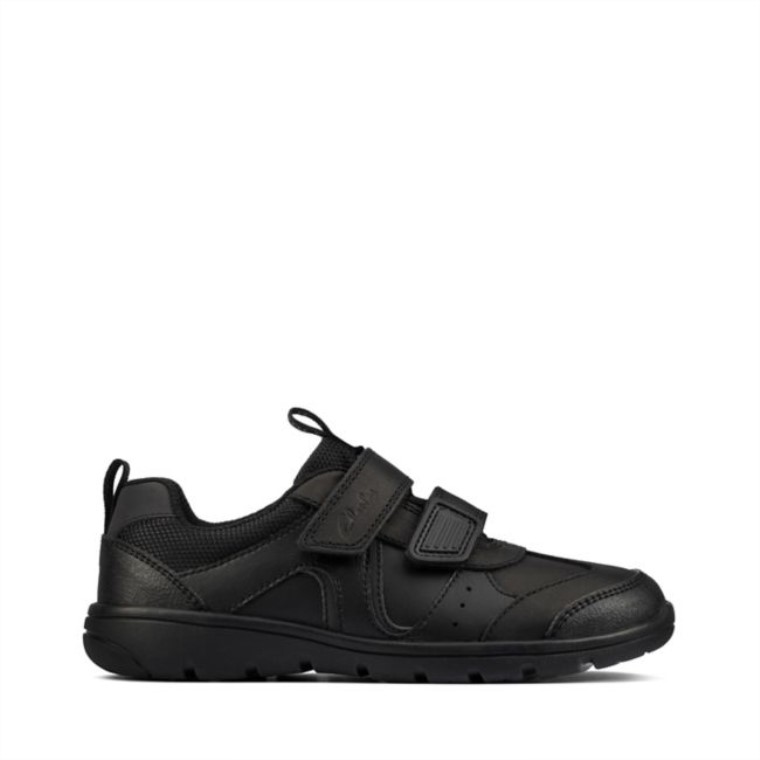 Scooter De Cuero Negro Run Kid Cuero Negro Clarks