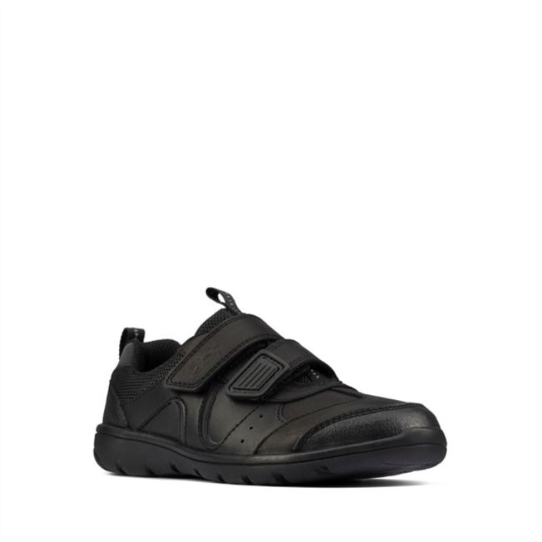 Scooter De Cuero Negro Run Kid Cuero Negro Clarks