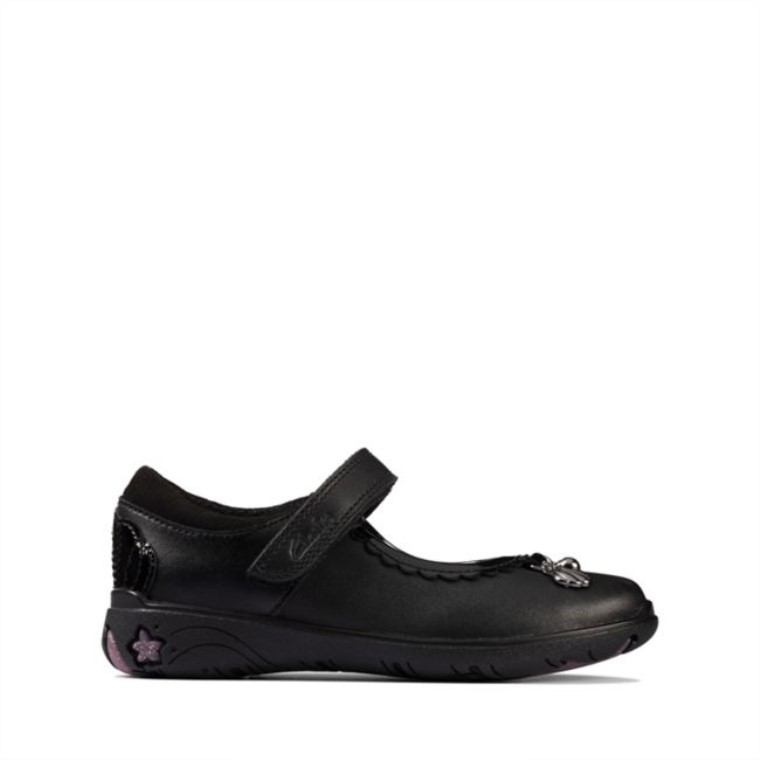 Cuero Negro Sea Shimmer Niño Cuero Negro Clarks