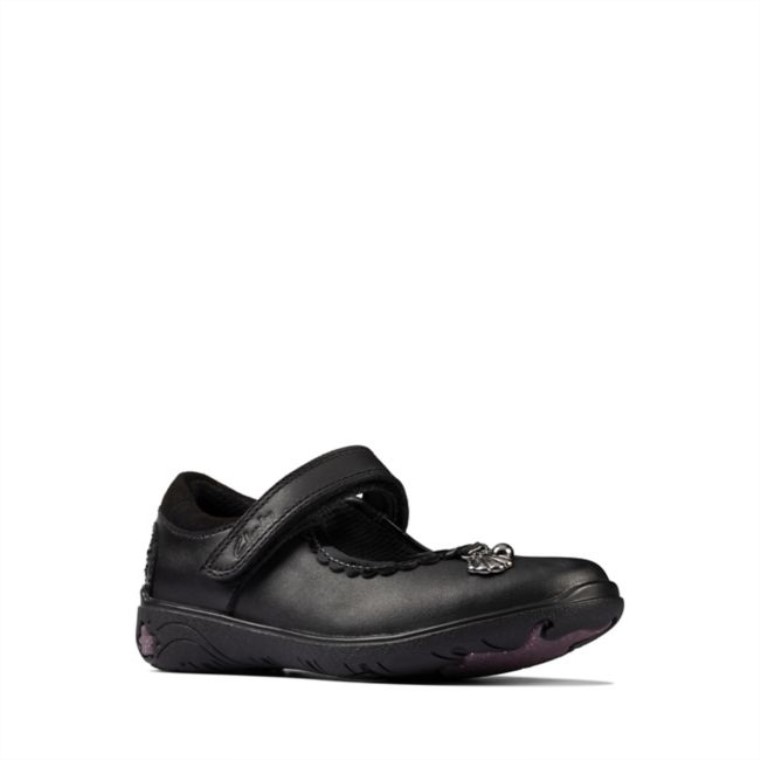 Cuero Negro Sea Shimmer Niño Cuero Negro Clarks