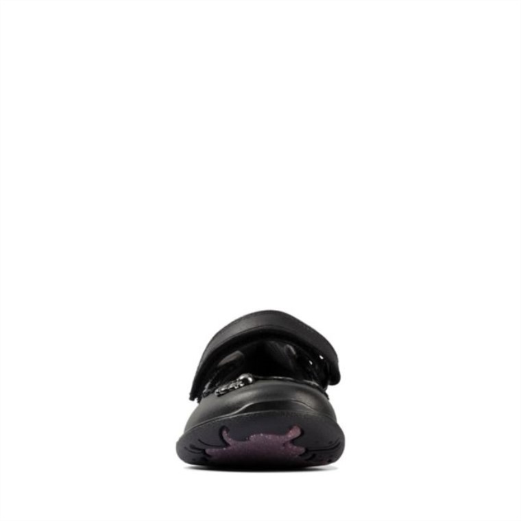 Cuero Negro Sea Shimmer Niño Cuero Negro Clarks