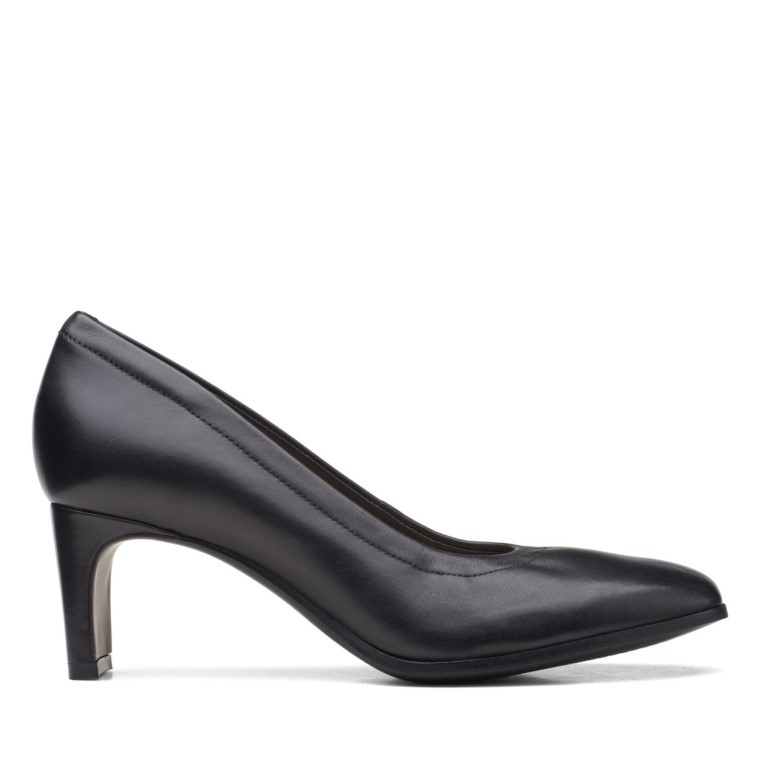 Cuero Negro Seren 55 Cuero Negro Suave Clarks