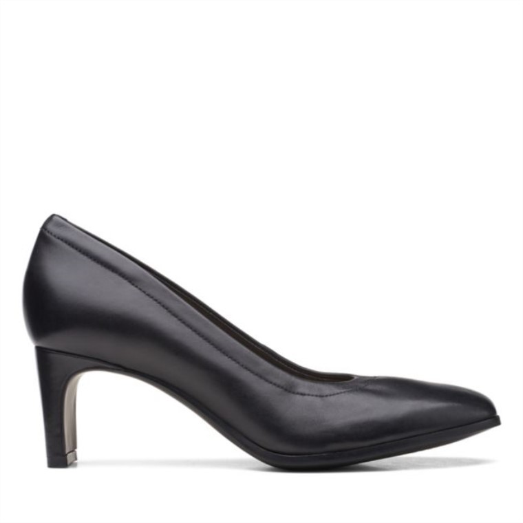 Cuero Negro Seren 55 Cuero Negro Suave Clarks