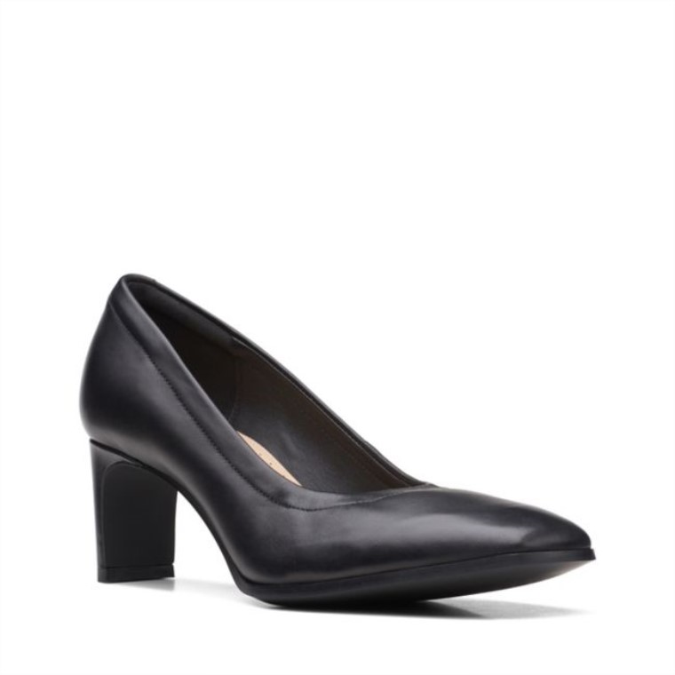 Cuero Negro Seren 55 Cuero Negro Suave Clarks
