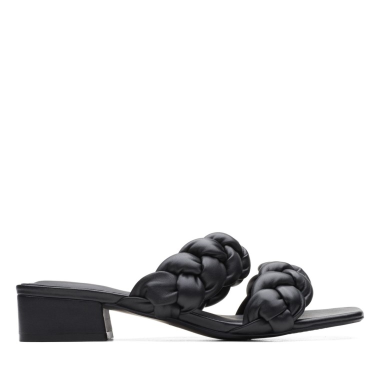 Cuero Negro Seren25 Trenza Cuero Negro Clarks