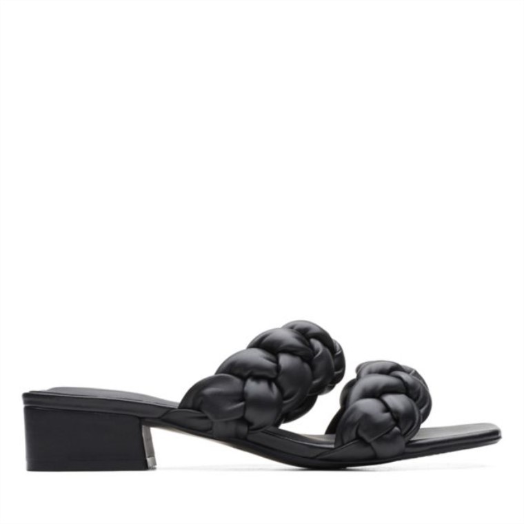 Cuero Negro Seren25 Trenza Cuero Negro Clarks