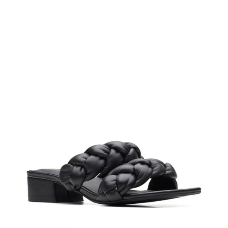 Cuero Negro Seren25 Trenza Cuero Negro Clarks