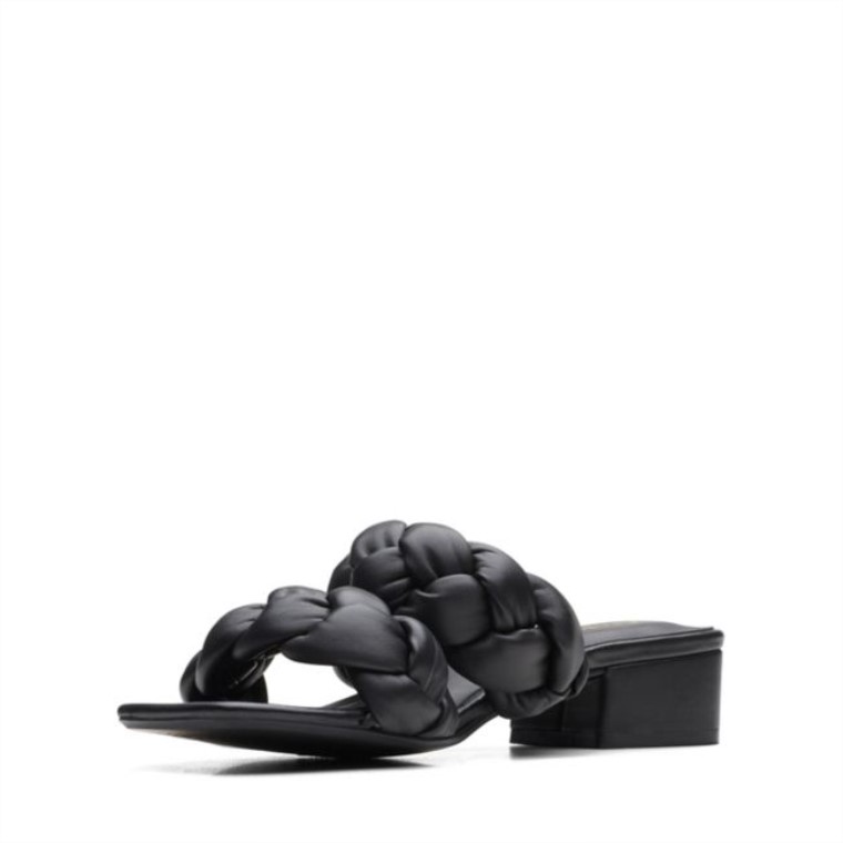 Cuero Negro Seren25 Trenza Cuero Negro Clarks