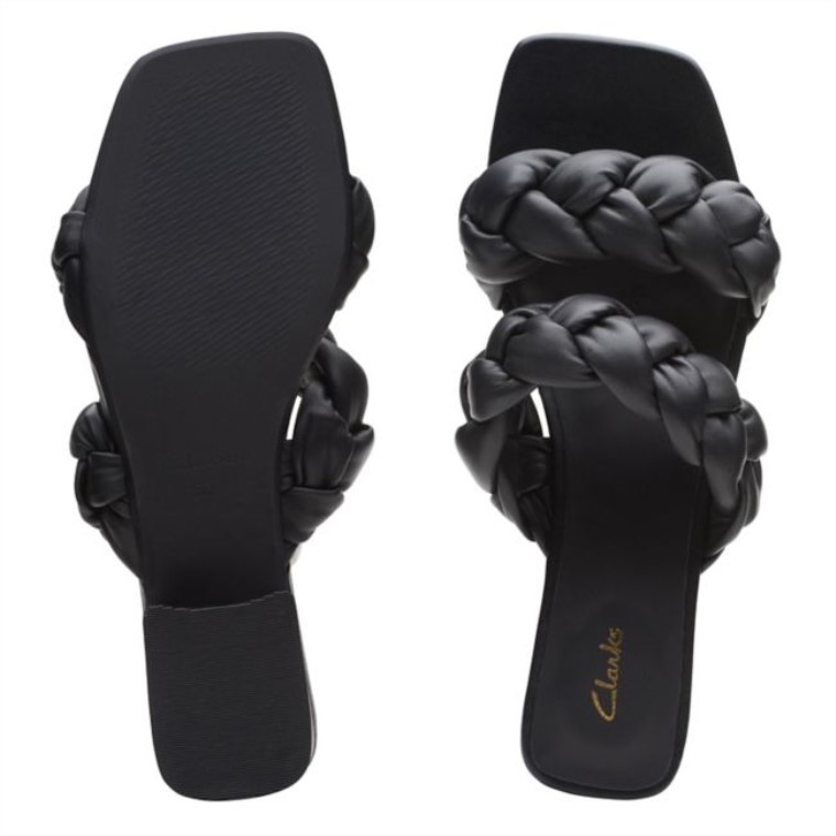 Cuero Negro Seren25 Trenza Cuero Negro Clarks