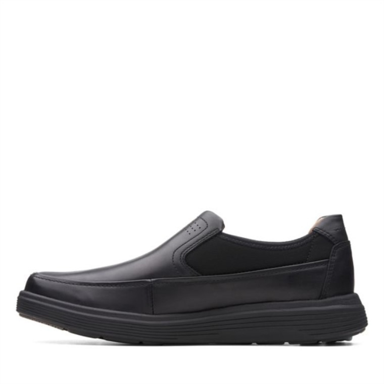 Cuero Negro Un Morada Ir Cuero Negro Clarks