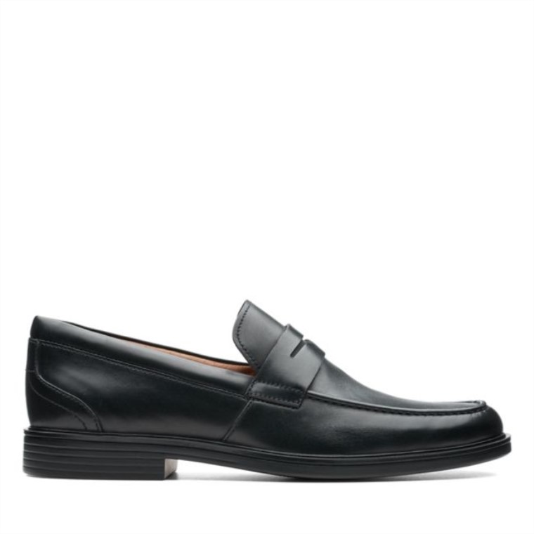 Cuero Negro Un Aldric Step Cuero Negro Clarks