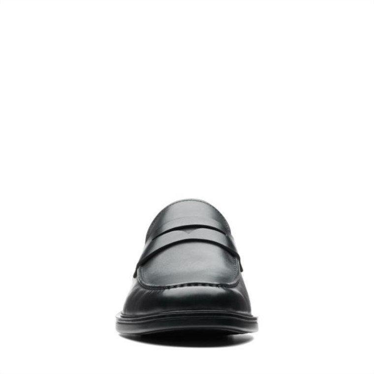 Cuero Negro Un Aldric Step Cuero Negro Clarks