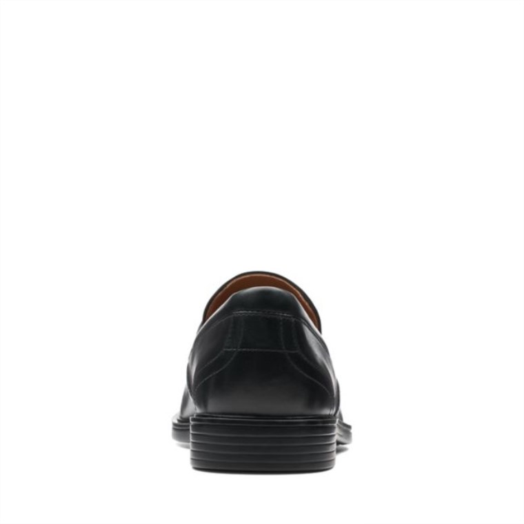 Cuero Negro Un Aldric Step Cuero Negro Clarks