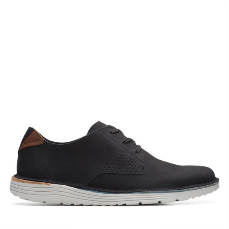 Nubuck Negro Clarks B Runo Bajo Nubuck Negro