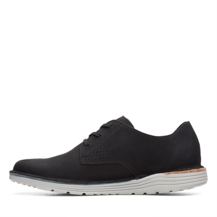 Nubuck Negro Clarks B Runo Bajo Nubuck Negro
