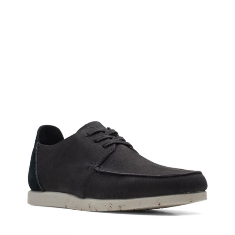Nubuck Negro Clarks Shacre Lite Bajo Nubuck Negro