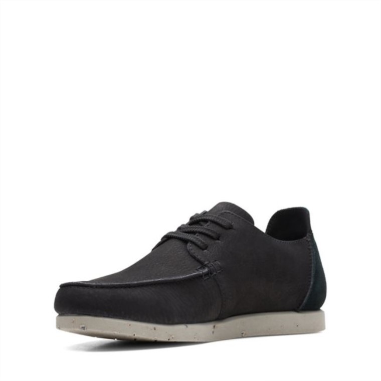 Nubuck Negro Clarks Shacre Lite Bajo Nubuck Negro