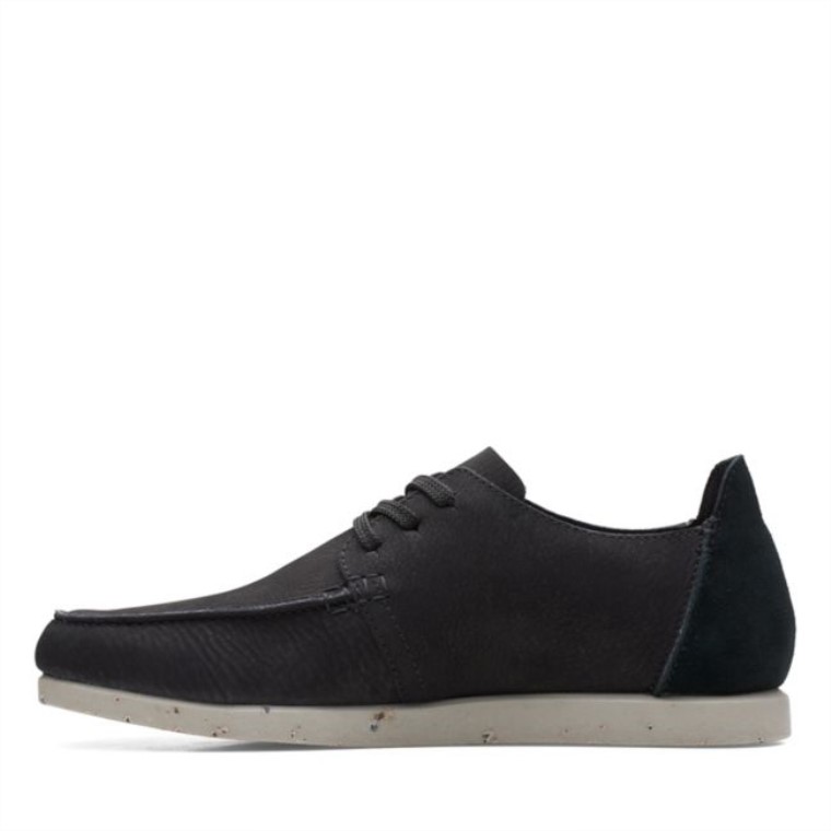 Nubuck Negro Clarks Shacre Lite Bajo Nubuck Negro